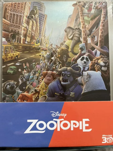 "Zootopie" Steelbook Disney Blu-Ray 3D +Blu-Ray Neuf Emballé / New Sealed