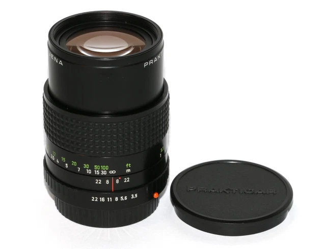 Bayoneta Carl Zeiss Jena PRAKTICAR 3,5/135 MC, ¡EXCELENTE ESTADO!