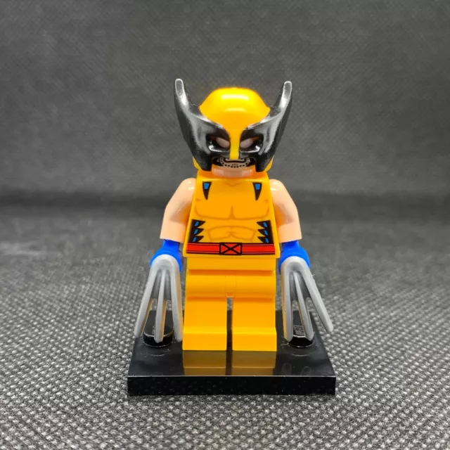 NEW LEGO Marvel Super Heroes Wolverine Mask, Blue Hands MINIFIGURE sh805 X-men
