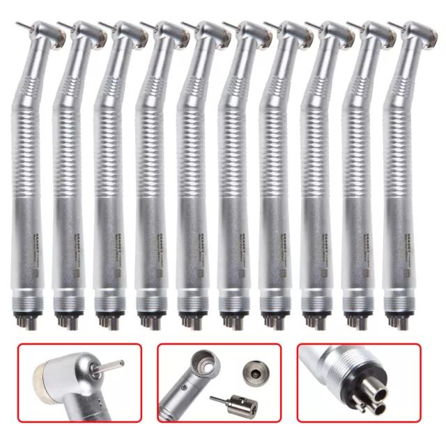 10pcs SEASKY dentaire high speed handpiece turbine push button 4 hole NSK style