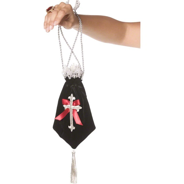 Gothic Borsa Halloween Borsa Costume Accessori Borsa Donna Nero