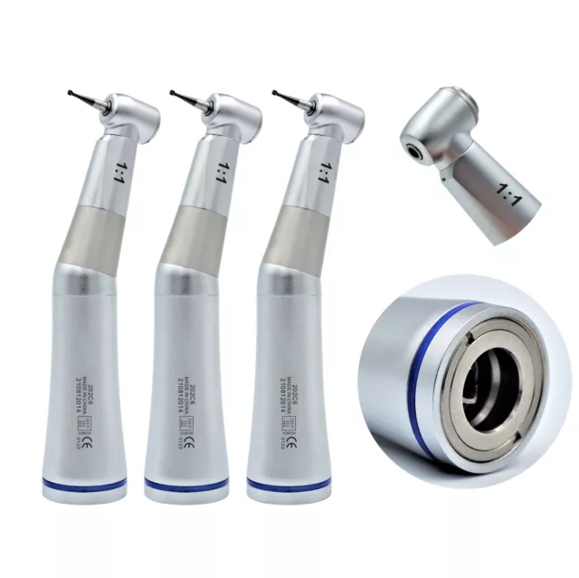 3* Dentaire Contra Contre Angle Pièce à Main Bleu Dental Low Speed Handpiece CE