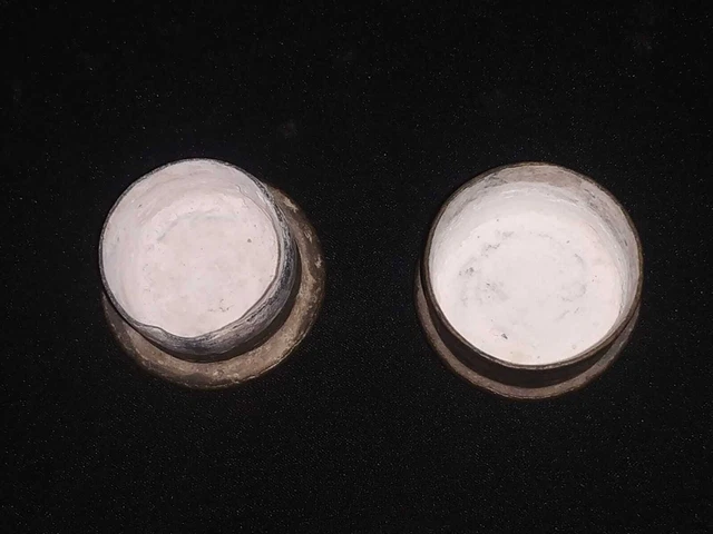Antique Indian Hindu Indian Ethnic Brass Betel Lime Box Collectible