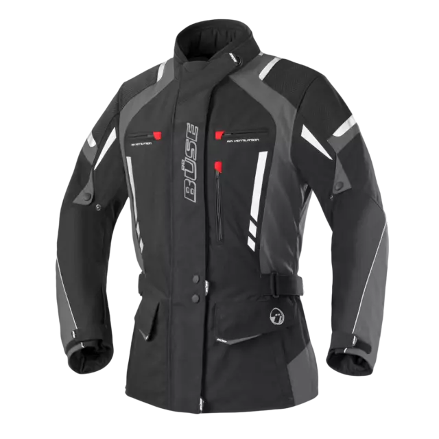 Büse Torino Pro Giacca Tessuto Donna Nero/Antracite TG 50