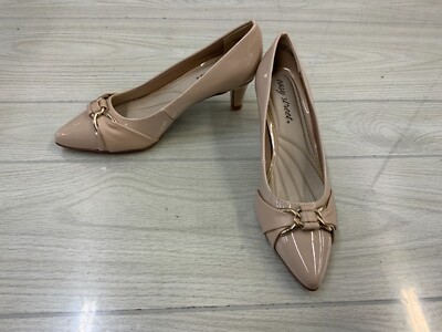 Easy Street Electa Pumps, Women's Size 7.5 M, Nude Patent NEW MSRP $64.99
