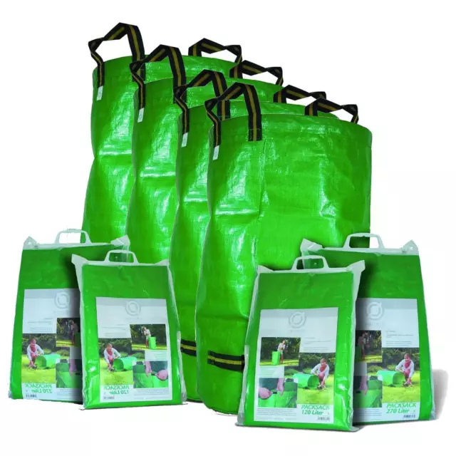 GRÜNER Laubsack Gartensack Packsack 120 Liter 260g /m² 4 Stück