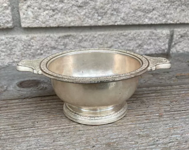 1924 Antique 6 oz Silver Bowl Initial B 0999