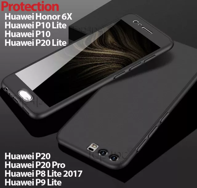For HUAWEI P8 P9 P10 P20 HONOR Luxury Bumper Hybrid Shockproof Protective Case 2