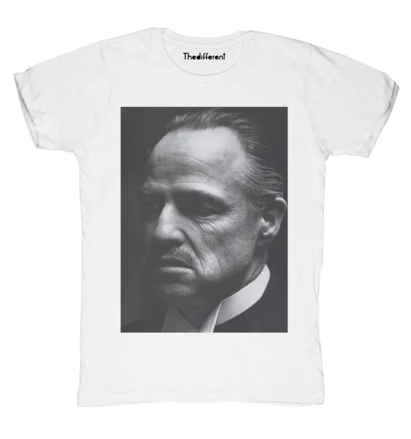 New T-Shirt Fiammata Uomo Marlon Brando Profilo Idea Regalo