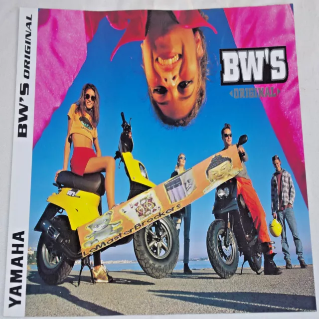 YAMAHA BW'S ORIGINAL Brochure dépliant prospectus pub bws adversing scooter 50