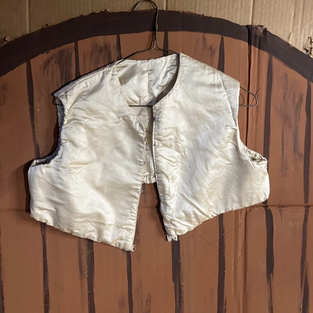 Antique Children’s plush Silk Bolero Cream Best Victorian vintage boys clothing