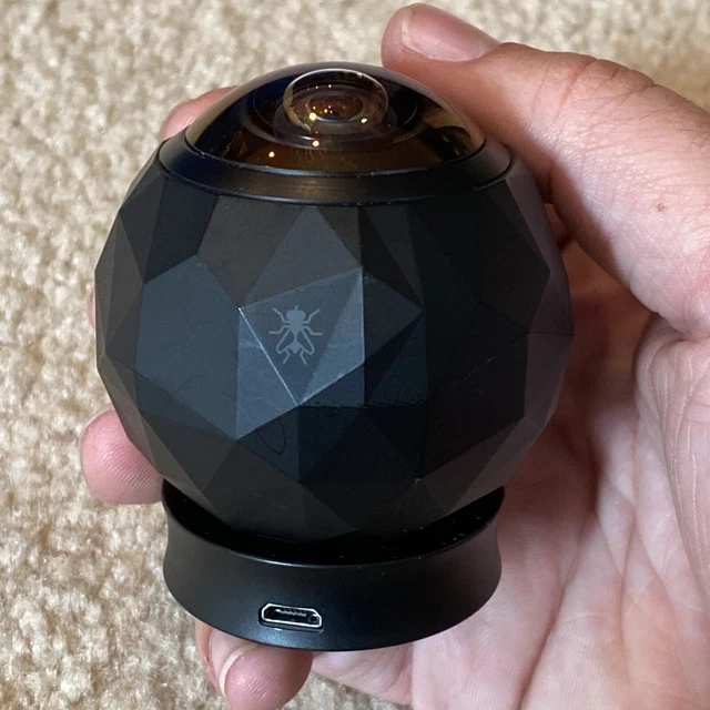360 Fly HD Video Action Panoramic Camera 360FLYBLK Camera Only