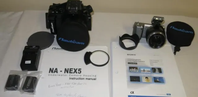 NAUTICAM NA-Nex5 Underwater Housing w/Sony Nex5 N Camera and  Lens