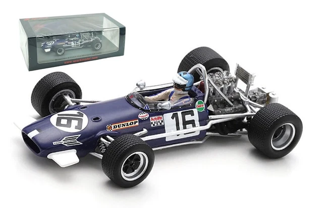 BRABHAM BT26 GP DE MONACO 1969 #16 SMTS Kit Monté RL36/37 1/43