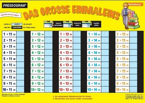 Zaubertafel Das grosse Einmaleins 4260107040644