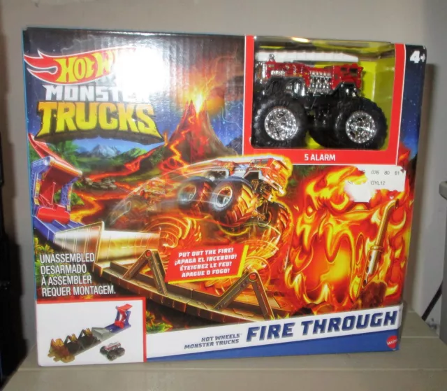 NIB Hot Wheels Monster Truck Epic Loop Challenge Play Set with Truck and  Car