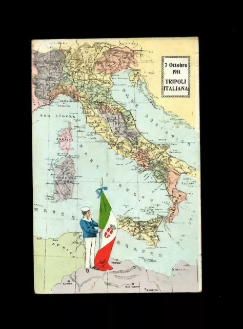 Cartolina Tripoli Propaganda Coloniae Tripoli Italiana 1911