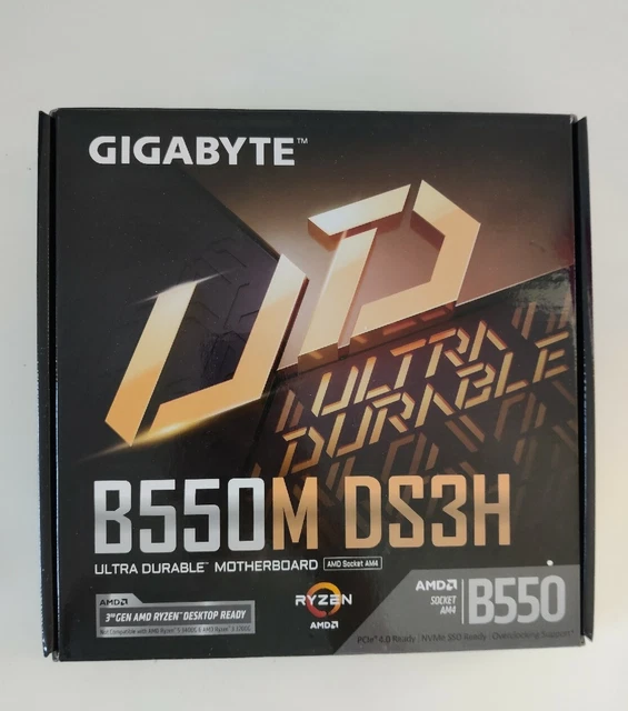 GIGABYTE B550M DS3H mATX Motherboard AMD AM4 socket B550 EUR 80,20