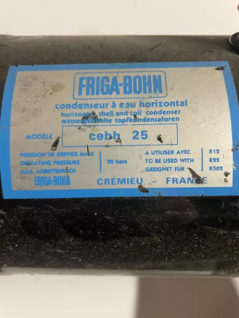 Condenseur à eau horizontal Friga Bohn Cebh 25