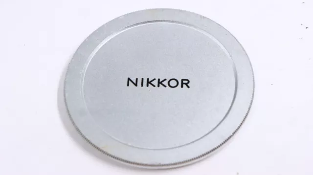 Vintage RARE ALUMINIUM SCREW IN Nikon "NIKKOR" 72N 72mm metal cap 180MM F2.8 ED