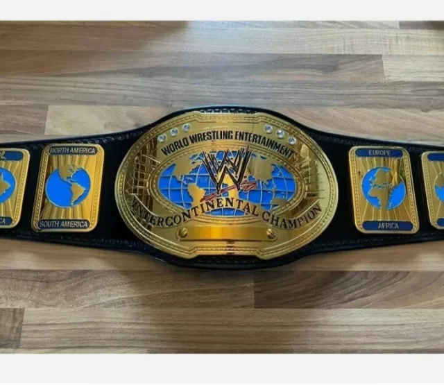 World Wrestling Intercontinental Heavy Weight Championship Title belt 4 mm Brass
