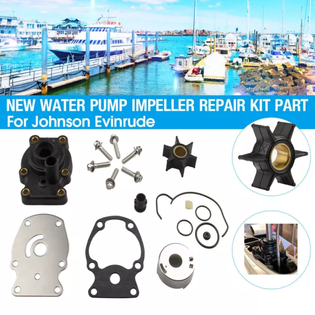 393630 Water Pump Impeller Kit for Evinrude Johnson Outboard OMC (BRP) 20 / 25hp