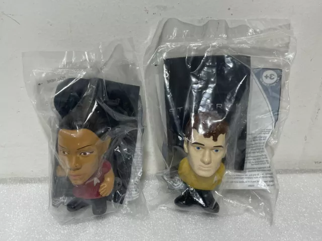 Lot of 8 Burger King Happy Meal Talking Toys ~ Star Trek Figures ~ 2009 ~ Sealed 2