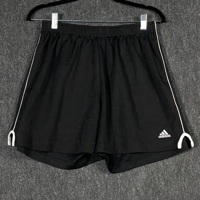 Adidas Womens Size Small Active Shorts Black Volleyball 3 Stripe Logo No Tags