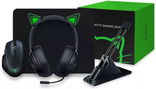 Razer Kitty Gaming Bundle avec Basilisk Essential, Kraken X Lite...