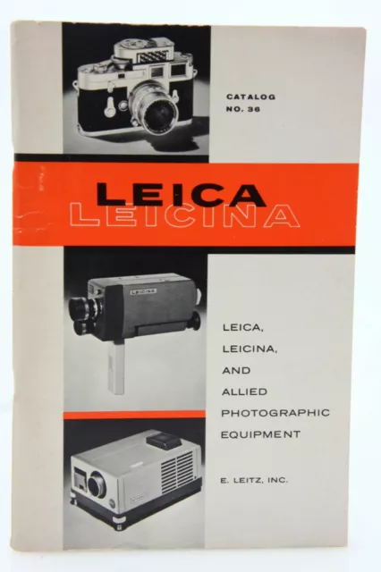 Leica Leicina Catalog No. 36 1397-R7 04/1962 English 392612