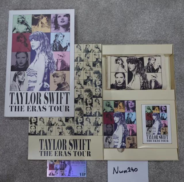 NEW TAYLOR SWIFT The Eras Tour 2024 VIP Package Merch Box WITH VIP Stub