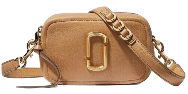 Marc Jacobs The Softshot 17 Leather Camera Bag Crossbody Pouch Clutch ~NWT~