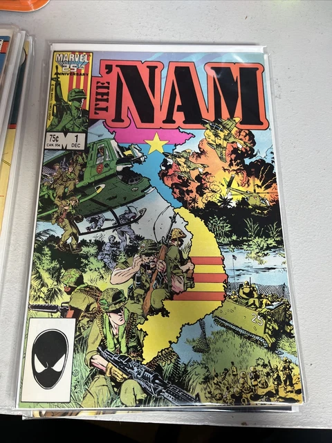 MARVEL COMICS THE 'NAM 1996 25th ANNIVERSARY 1 DEC VOLUME 1 COLOR VIETNAM
