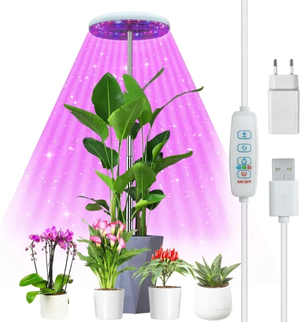 VEVOR Lampe Croissance Plante LED Panneau Quantum Horticole Spectre Complet  200W