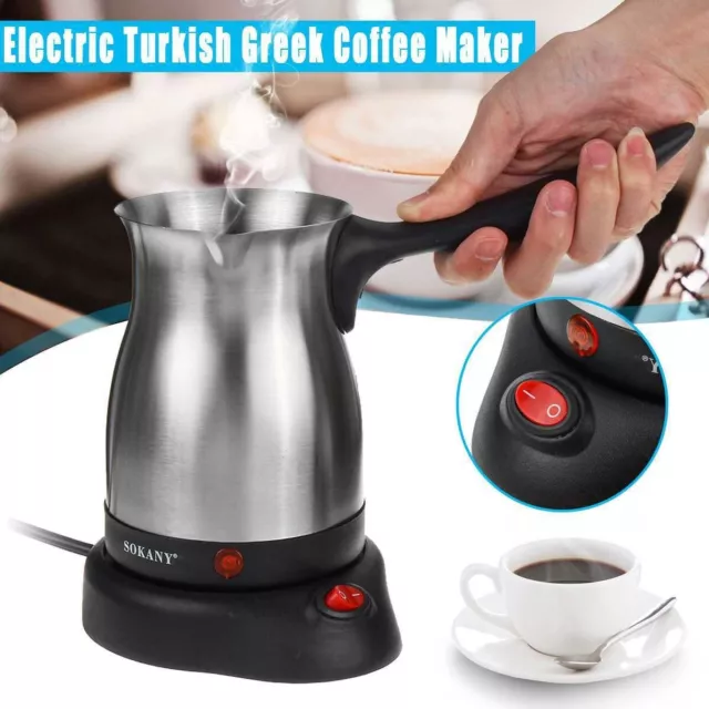 Turkish/Greek Electric Briki Pot Coffee Maker - AU Plug, 1-5 Cup Capacity! NEW!