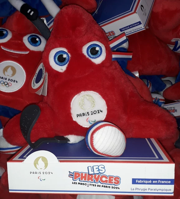 Peluche Mascotte Officielle Les Phryges – JO Paris 2024 – 24 Cm – Neuve