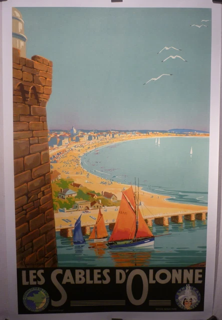 Ap_09916 Due Crociere In Mediterraneo Gange Circa 1930 Original Vintage Poster Affiche Ancienne Originale