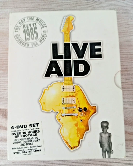 LIVE AID July 13 1985 Wembley/Philadelphia 4 Dvd Box Set