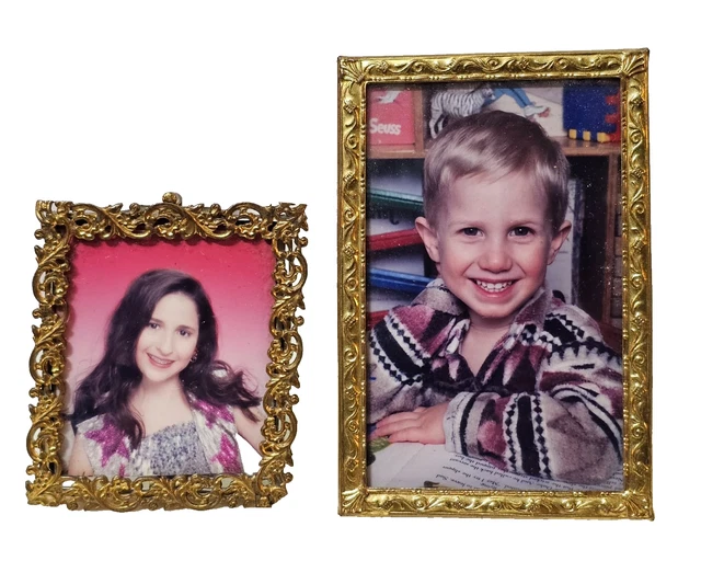 SOURCING MAP 26mmx14mm Photo Cadre Métal Ressort