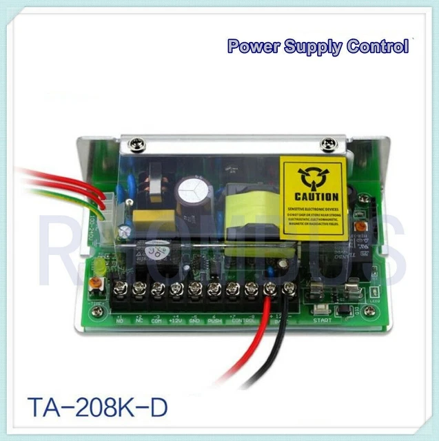 AC100-240V to 12V/5A Access Control Power Supply Support Backup Battery W/PIOCc
