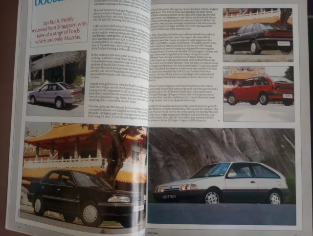Vintage 1980s Performance Ford Car Magazine March 1988 RS1600, XR2 vs 205 GTi 2