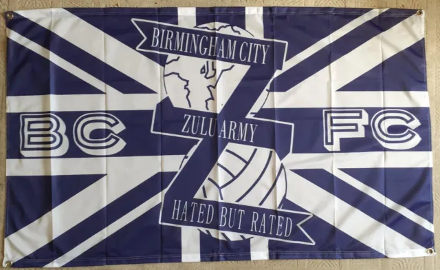 Birmingham City Zulu Army 5 X 3Ft Flag/Banner