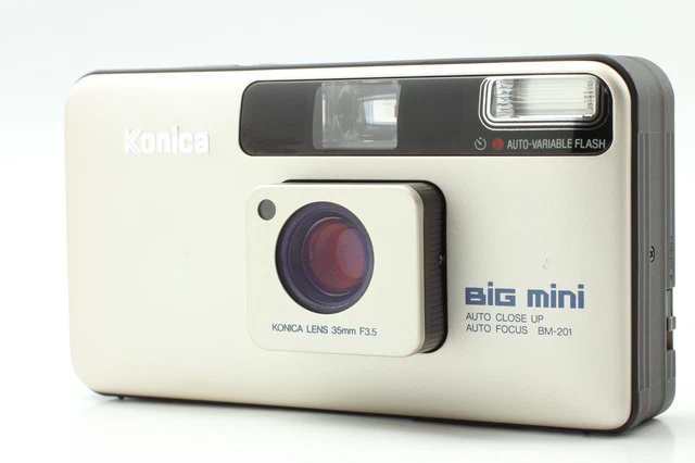 LCS works! [Near MINT] LCD Works Konica BiG mini BM-201 Point & Shoot From JAPAN