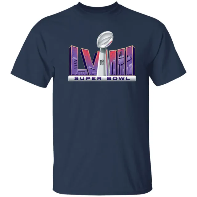 SUPER BOWL LVIII Trophy Dimension Logo 2024 Gift For Fan T-Shirt #3 $19 ...
