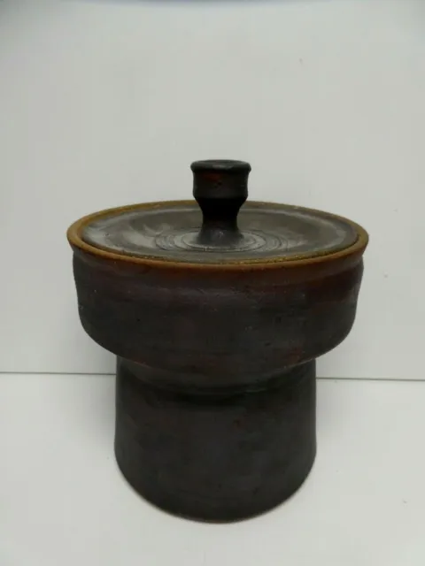 Jack Condous Australian Pottery Lidded Canister Jar Urn