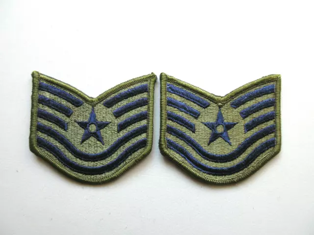 Us Air Force Staff Sergeant Insignia Rank Patch E6 Ssgt Usaf 1339