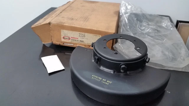 SIOUX meuleuse pneumatique électrique 9" meuleuse garde-roue ensemble modèle 2316