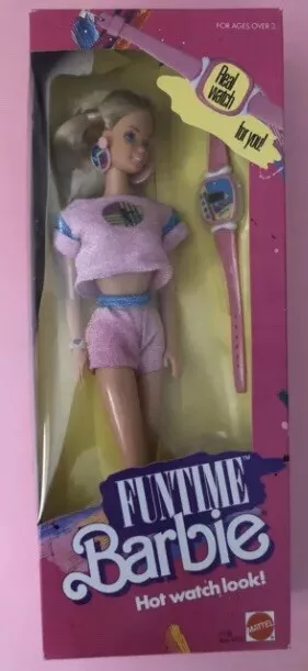 Barbie 1986 Funtime #1738 Made In Philippines  Nrfb