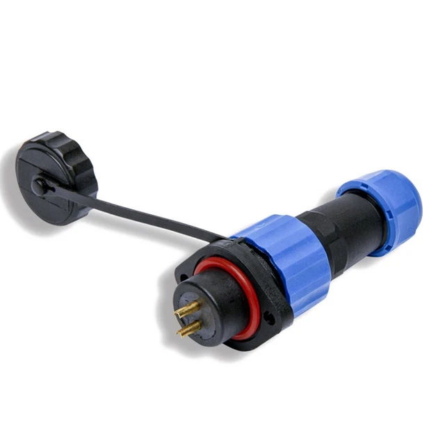 Easy to Install SP13 Waterproof Cable Connectors with Threaded Connections 27P 2
