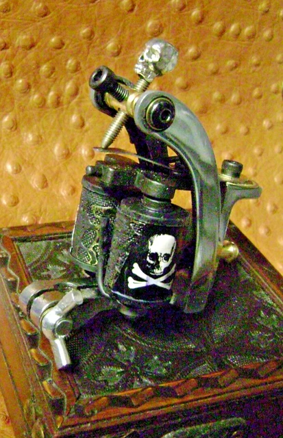 Máquina de tatuaje personalizada. MÁQUINA DE DOBLE CAÑÓN MULTIPROPÓSITO